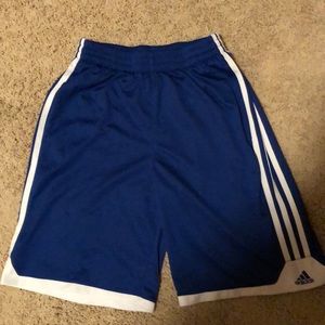Boy’s Adidas basketball shorts, dri-fit material